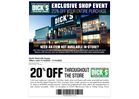 Dick's Sporting Goods Shop Day